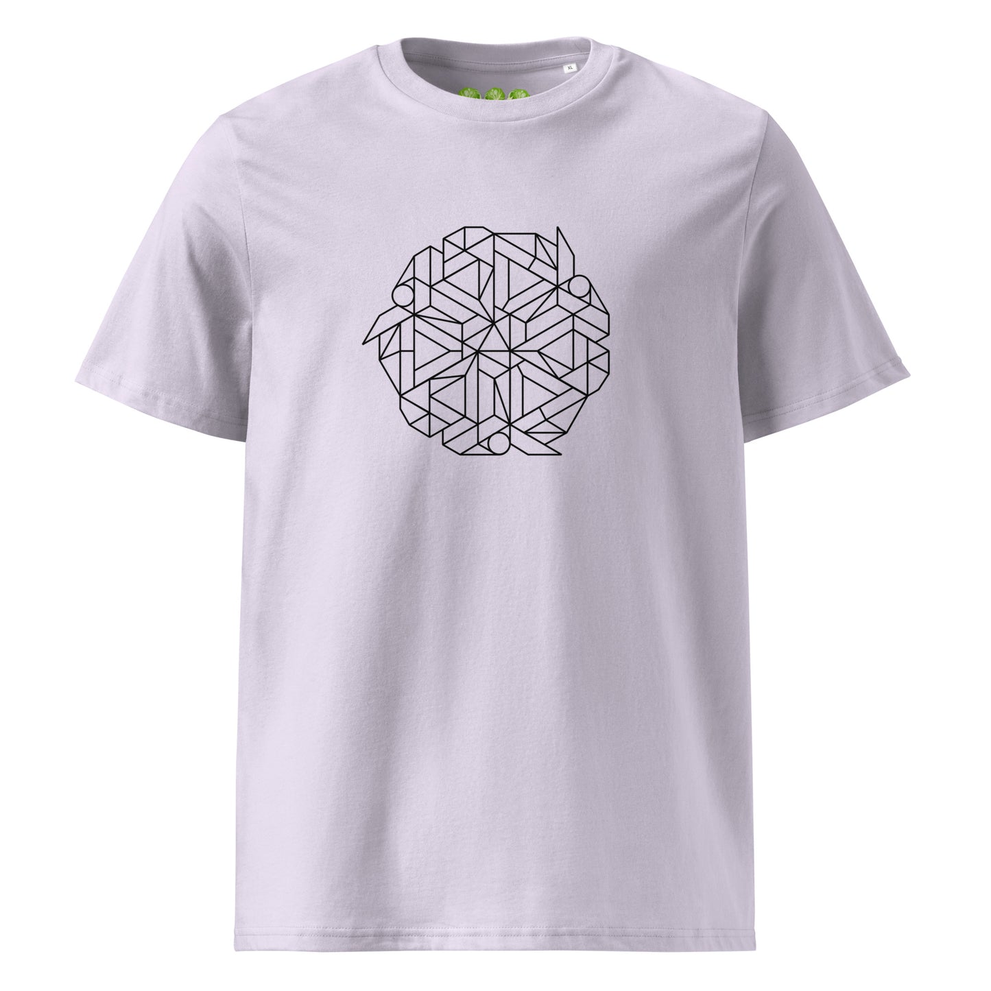 Lavender "CHROMA 001" Unisex-Organic Bicep T-Shirts Art Tee Show