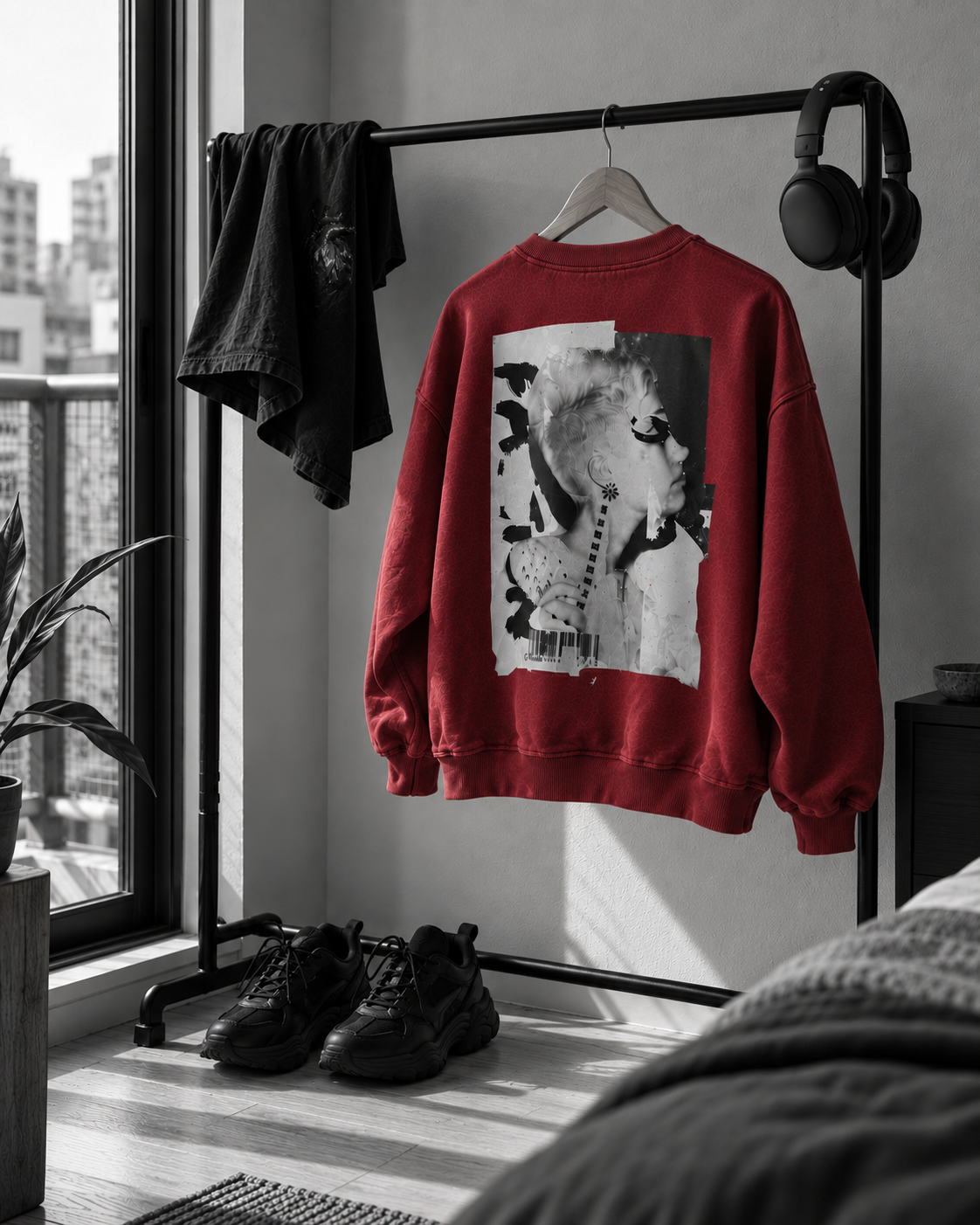 ERASED - 360GSM SNOW-WASHED SWEATSHIRT