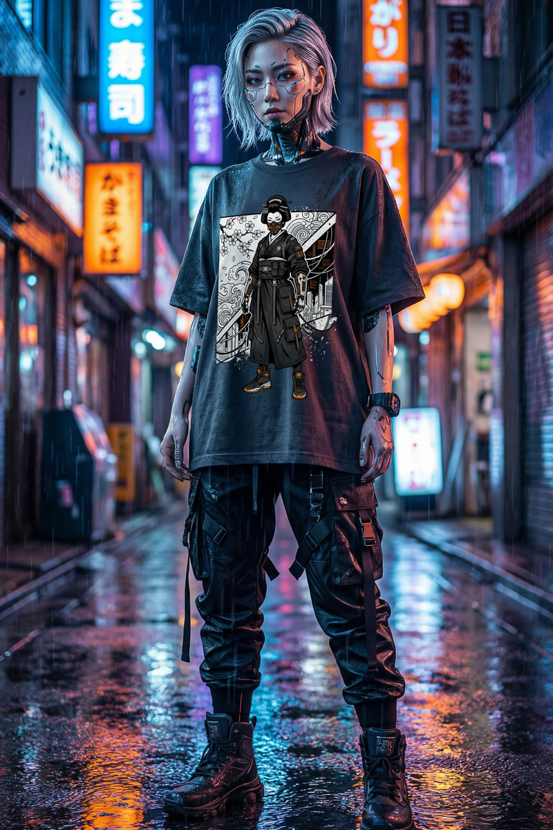 Neo Geisha - Tokyo Street Art - Unisex