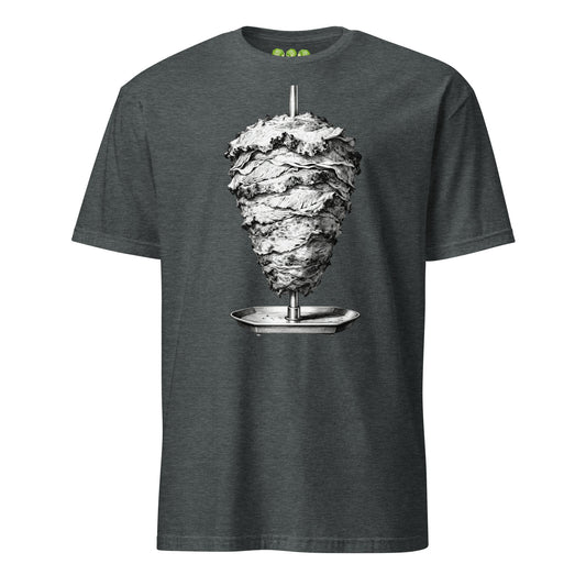 Dark Heather Grey "Kebab" Unisex-T-Shirts-Art Tee Show