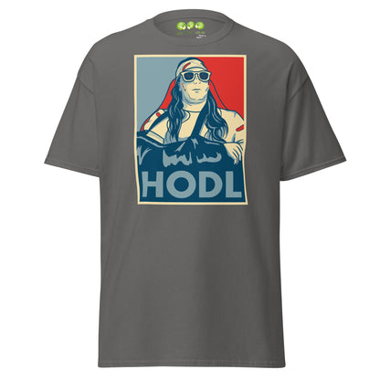 Charcoal The Roaring Kitty Tribute HODL Unisex Classic T-shirt