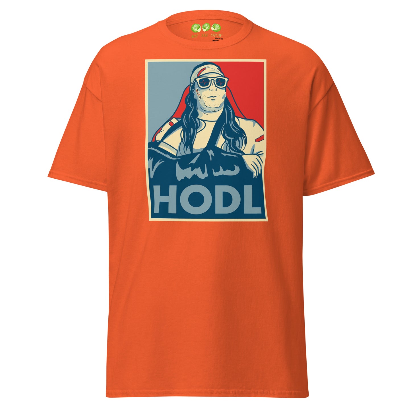 Orange The Roaring Kitty Tribute HODL Unisex Classic T-shirt