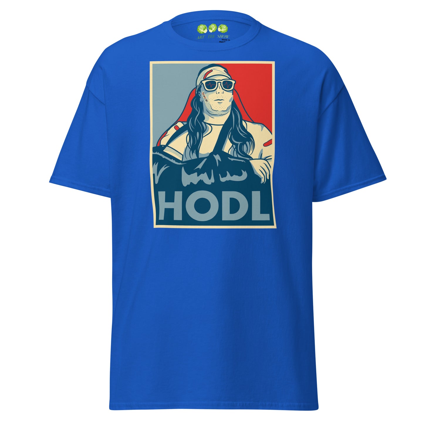 Royal Blue The Roaring Kitty Tribute HODL Unisex Classic T-shirt