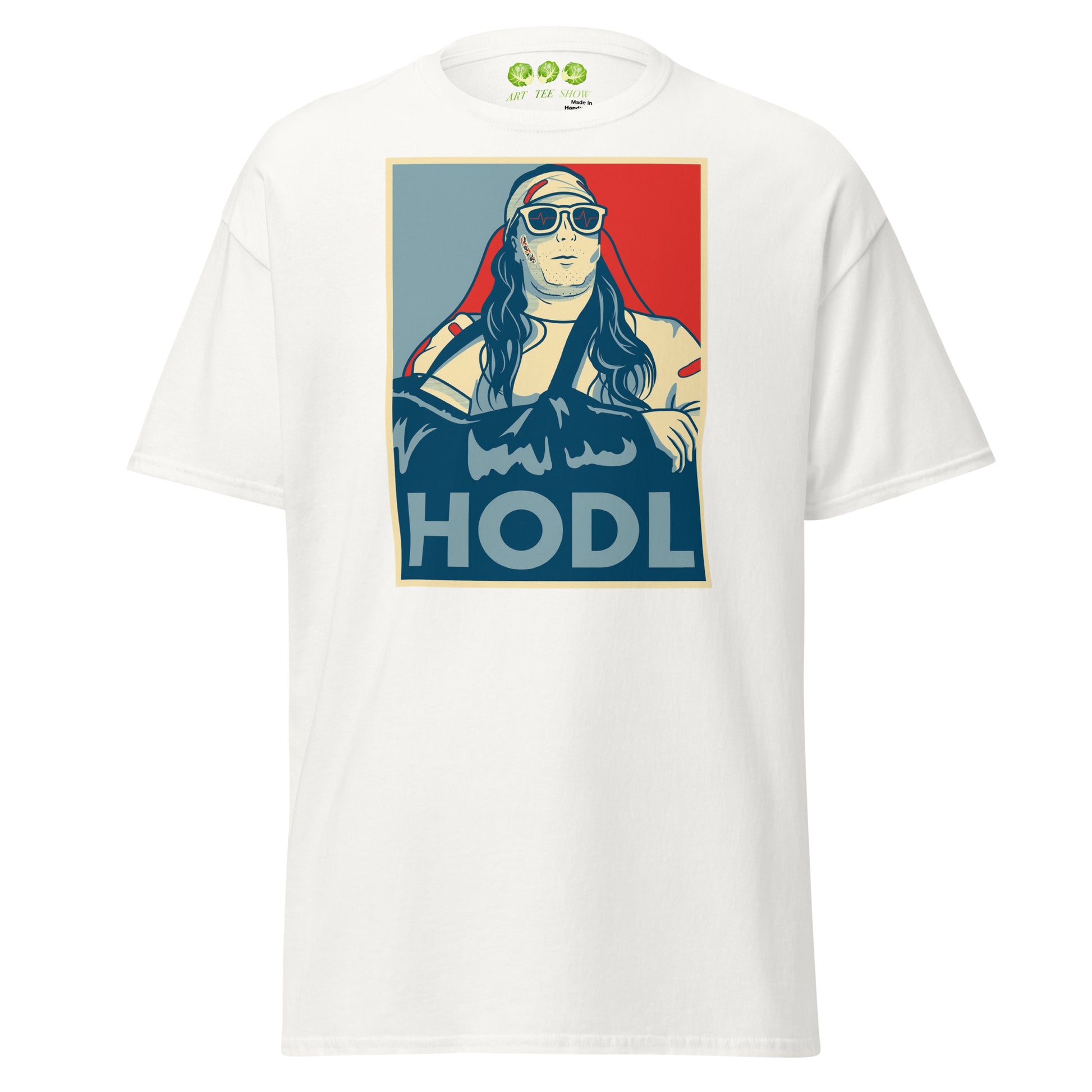 White The Roaring Kitty Tribute HODL Unisex Classic T-shirt