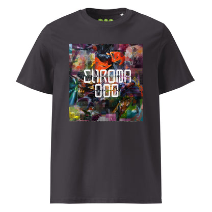 CHROMA 000 Bicep/ Chroma album fan art tribute unisex organic t-shirt in Anthracite.