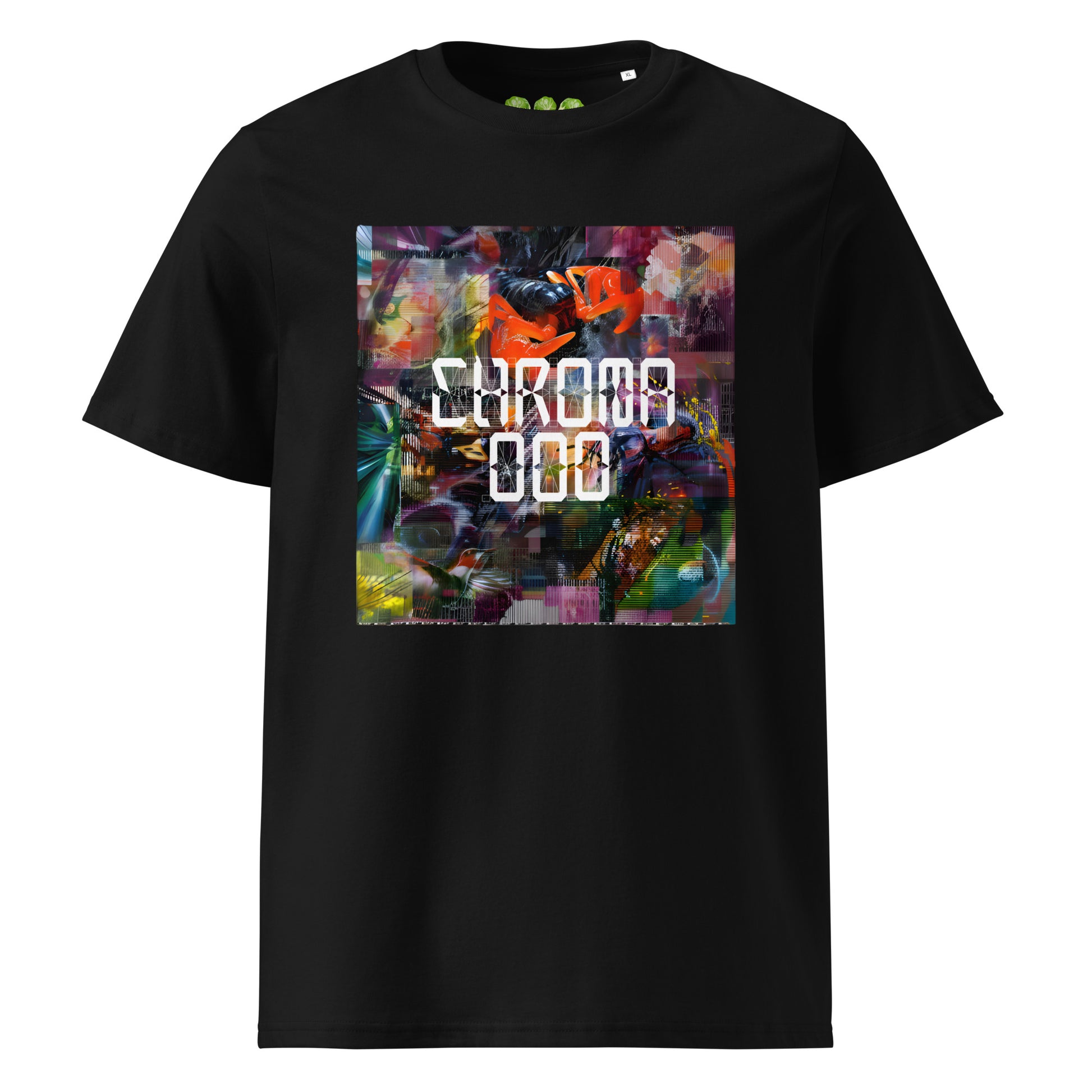 CHROMA 000 Bicep/ Chroma album fan art tribute unisex organic t-shirt in black.