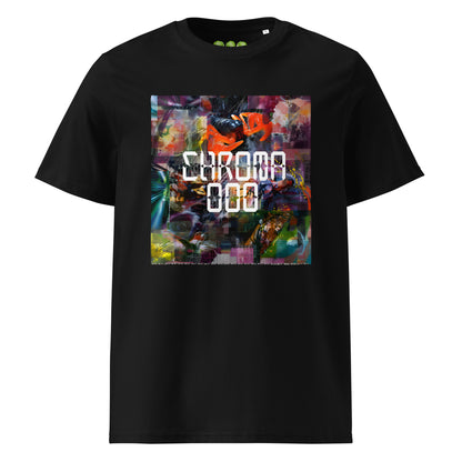 CHROMA 000 Bicep/ Chroma album fan art tribute unisex organic t-shirt in black.