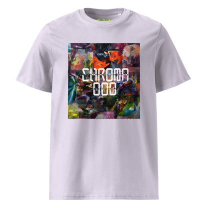 CHROMA 000 Bicep/ Chroma album fan art tribute unisex organic t-shirt in Lavender.