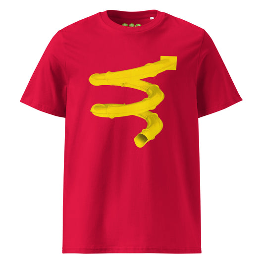Red "Water Slide" Unisex T-Shirt-T-Shirt Art Tee Show
